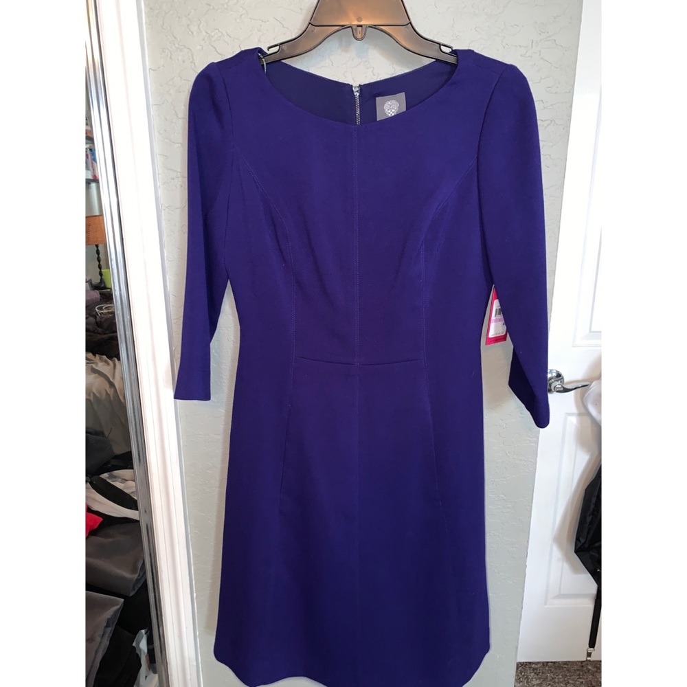Vince Camuto A-Line Indigo Dress